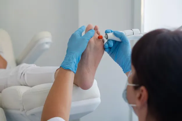 Professional foot treatment and medical toenail care at Precision Podiatry in Alma